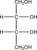 Chemische Formel von Sukrin