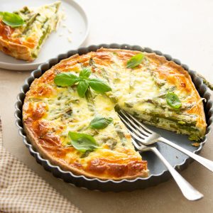 Spinach pie with FiberFin