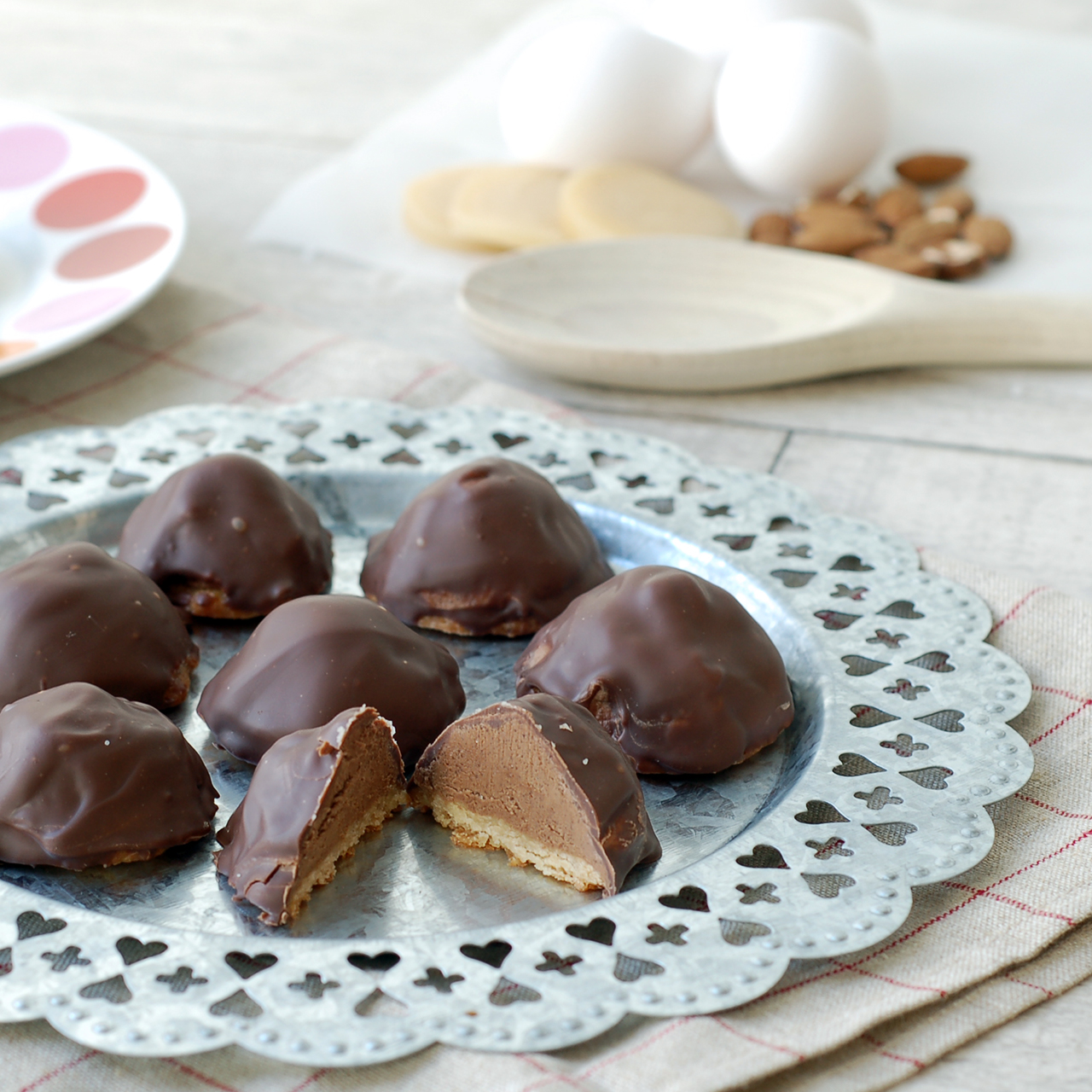 Sarah Bernhardts with SukrinMarzipan - no added sugar