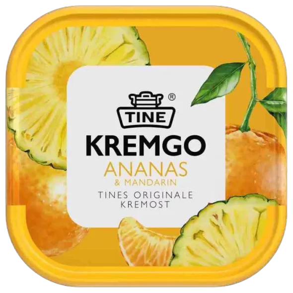 Tine Kremgo med ananas og mandarin